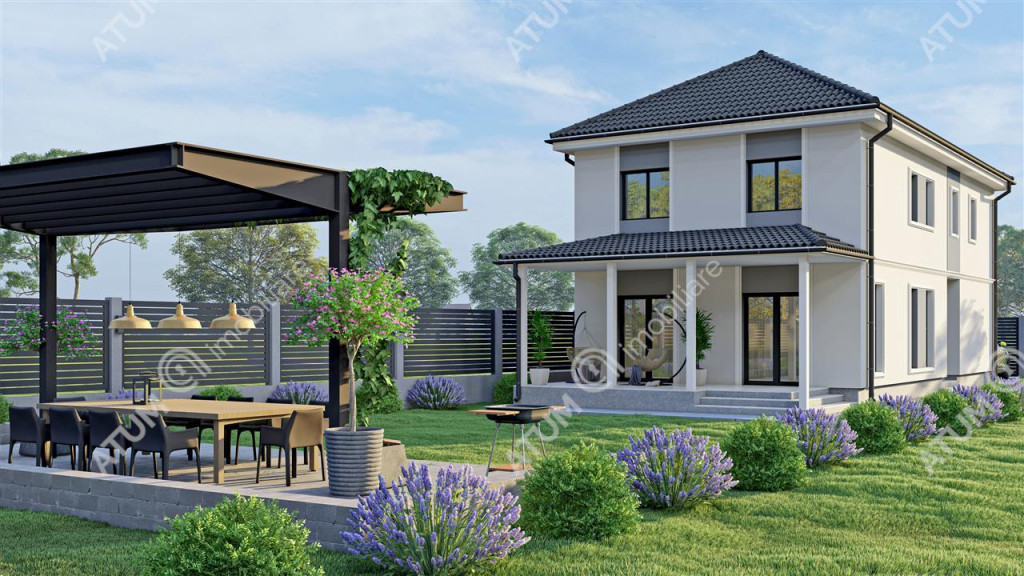 Casa individuala cu 4 camere si curte in cartierul Tineretul