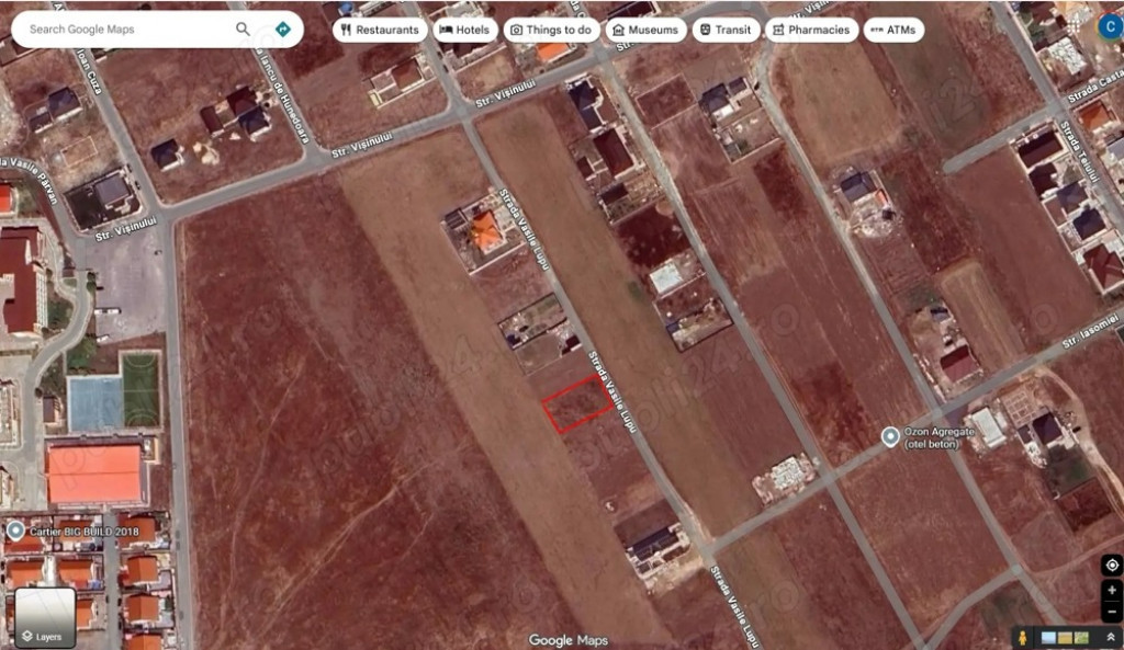 Teren intravilan de vanzare cumpana, suprafata 500mp