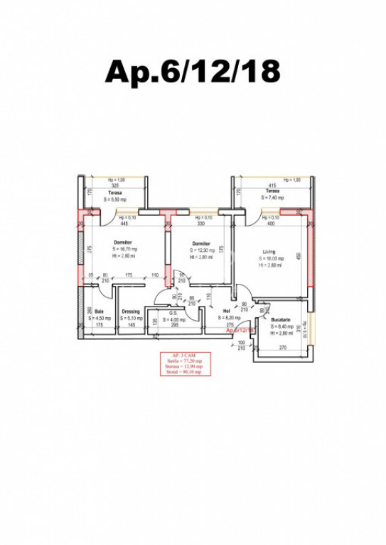 3 Camere Ideal Familie | 650 mt metrou N.Teclu