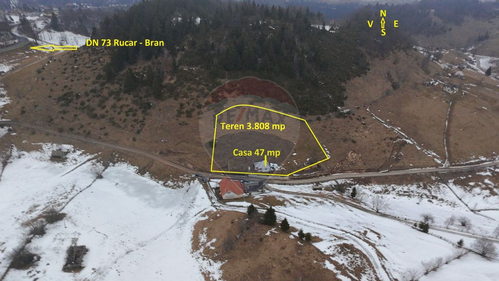 Casă + Teren Intravilan Fundata | Vedere Panoramică | A...
