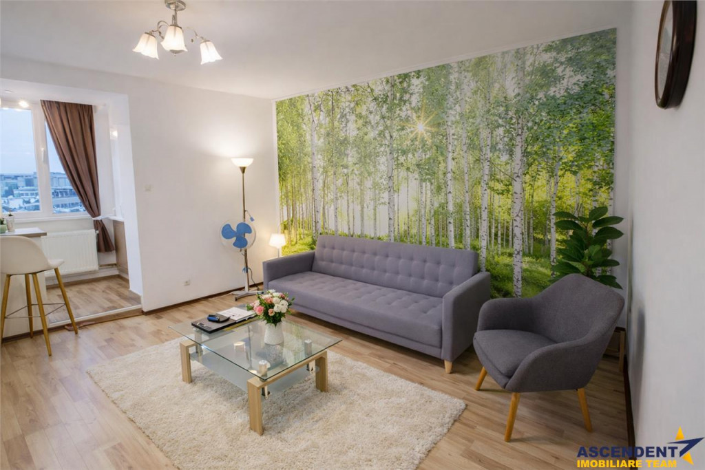 Garsoniera moderna, etaj intermediar, cadru natural, Noua Br