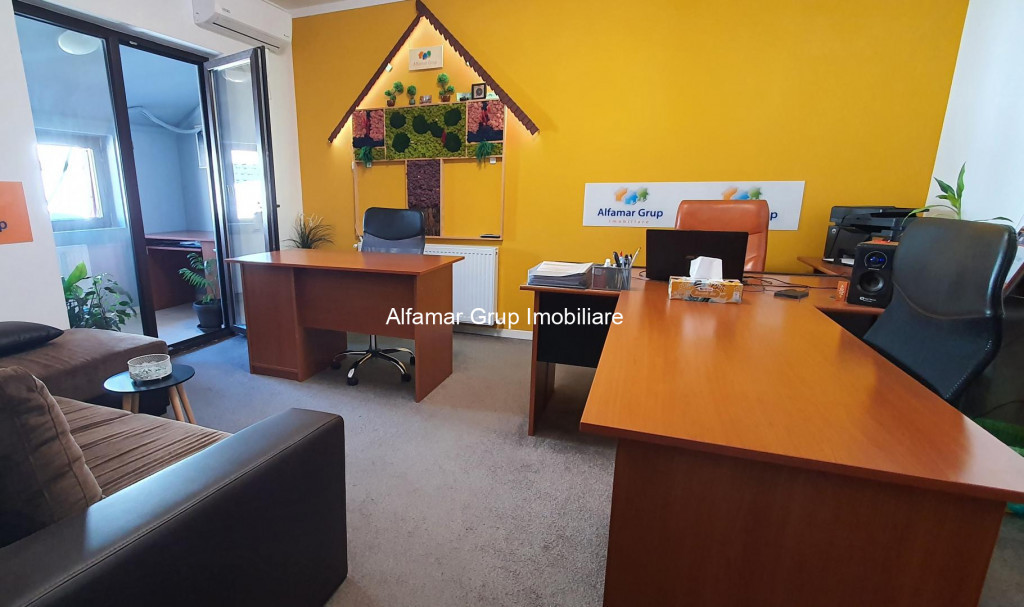 2 camere mobilat birouri, 13 Septembrie- parc Sebastian