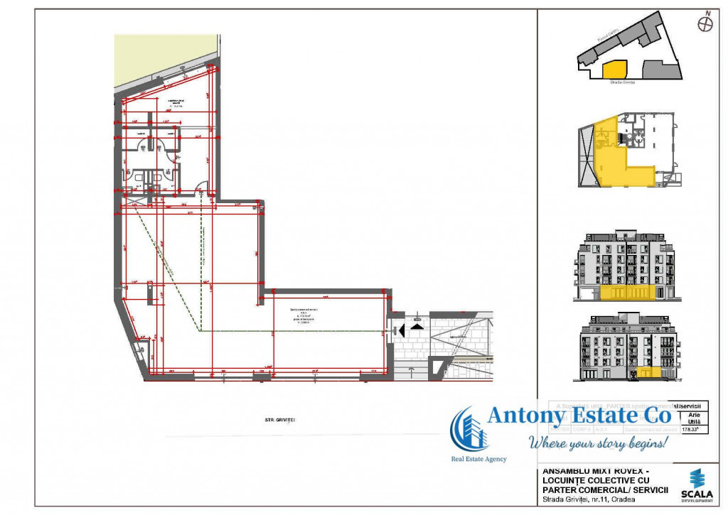 Spatii comerciale in ansamblul Scala Cetate - Oradea