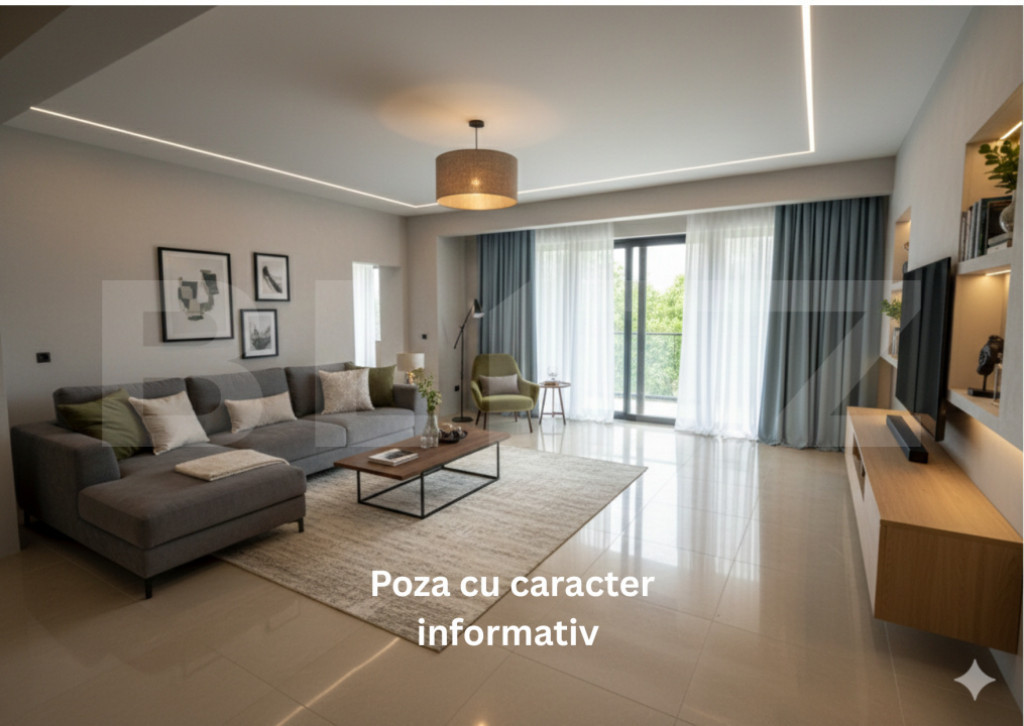 Apartament 4 camere, semifinisat cu garaj si boxa, zona Brad