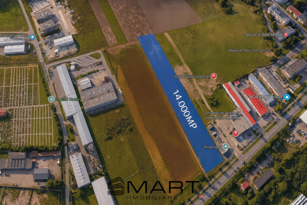 Teren 14.300 mp zona Triaj