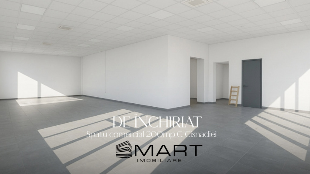 Spatiu comercial 200mp Calea Cisnadiei