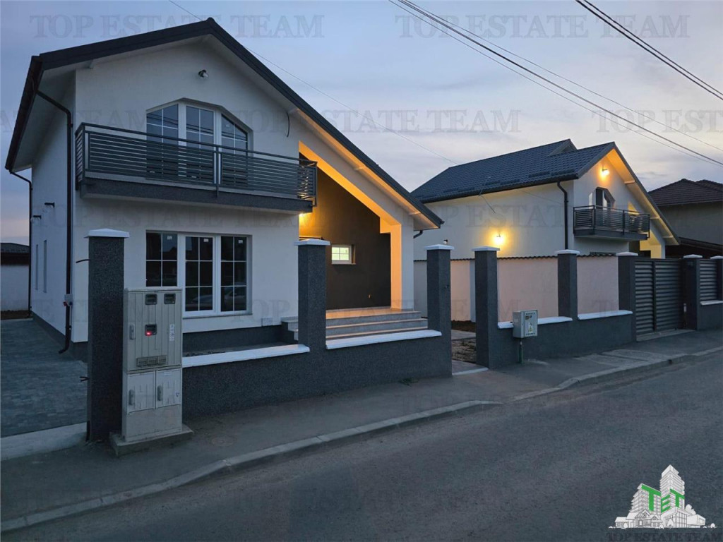 Vila moderna individuala pe stil Venetian cu 4 camere , 2 ba