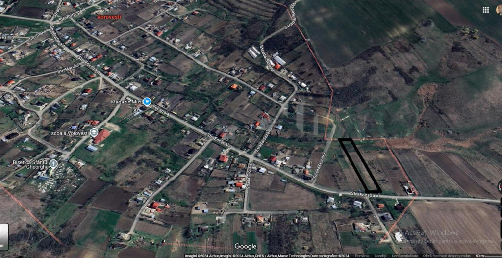 Vorovesti teren 3000mp intravilan