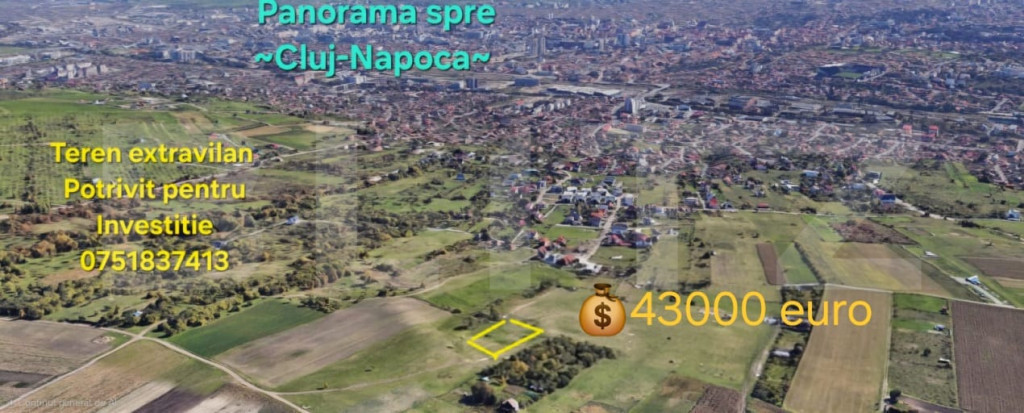 Teren Unicat la vanzare in Cluj Napoca !
