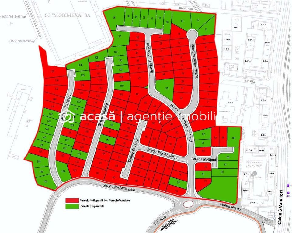 Parcelă premium 420 mp – proiecte de casă, zona ARED ...