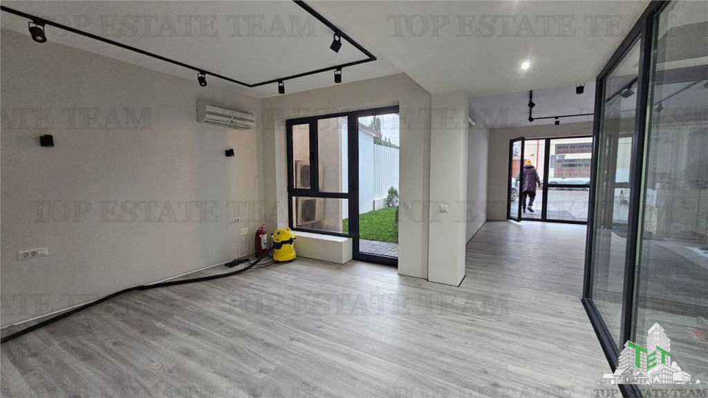 Spatiu comercial nou, finisaje premium, terasa/gradina 10 mp