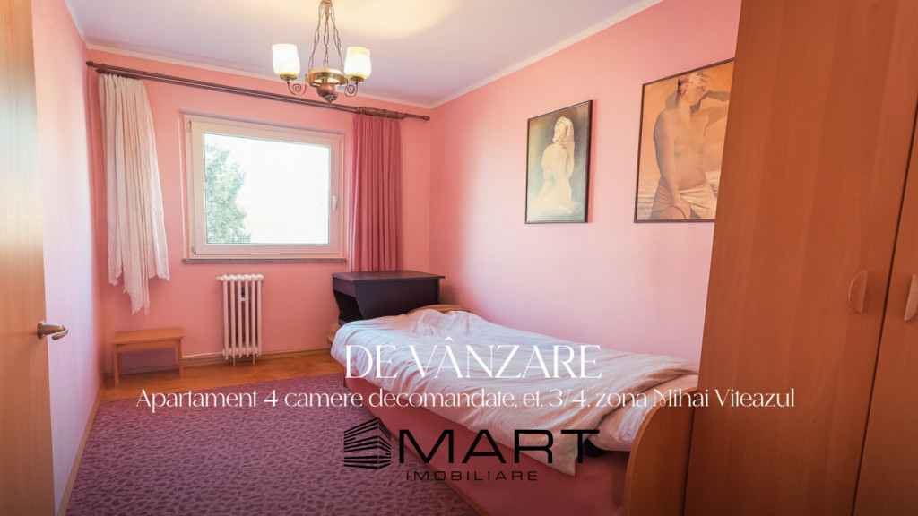 Apartament 4 camere etaj 3/4 zona Mihai Viteazul