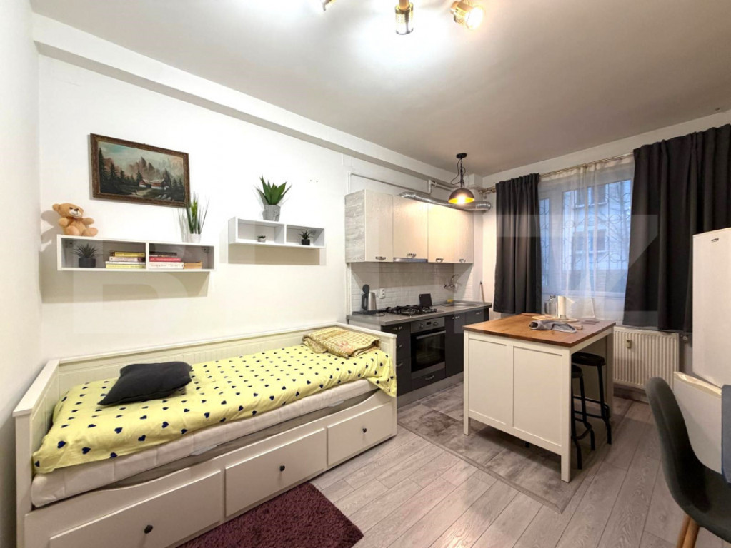 Garsoniera LUX de Inchiriat, 22 mp, Dambul Rotund