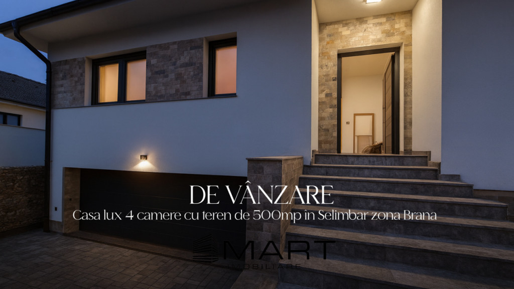 Casa Individuala 4 camere + 500mp teren in Selimbar