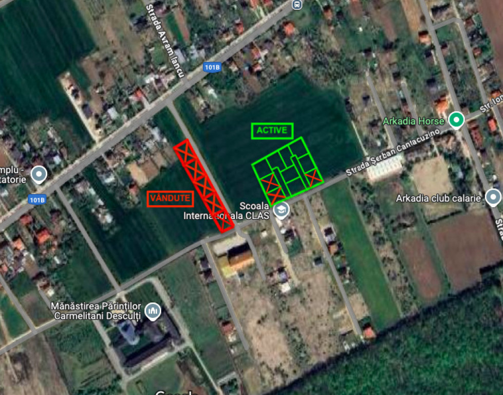 Snagov- Ciofliceni, loturi de casă între 504-670mp, Șerba