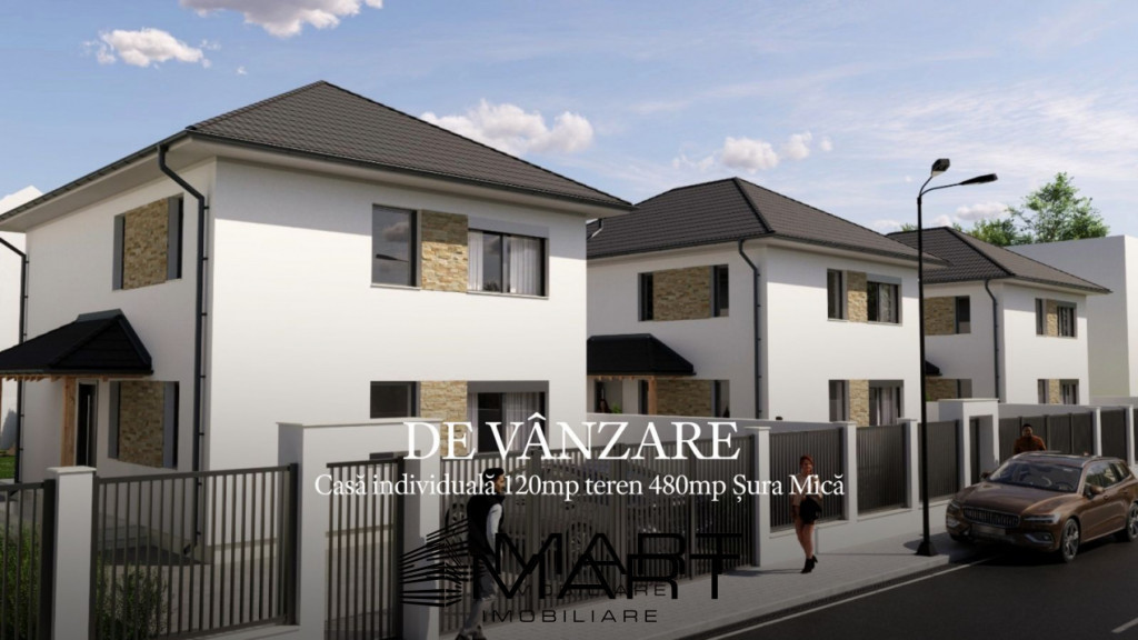 Casa individuala 120mp teren 380mp Sura Mica