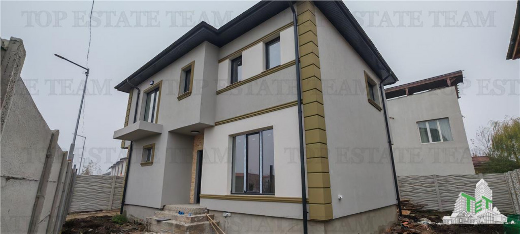 Vila cocheta, moderna, cu 4 camere si curte generoasa, toate