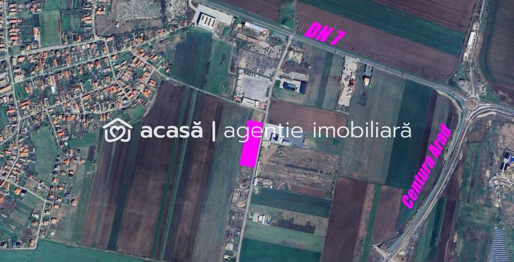 Teren cu acces DN7 și A1, ideal pentru dezvoltări indus...
