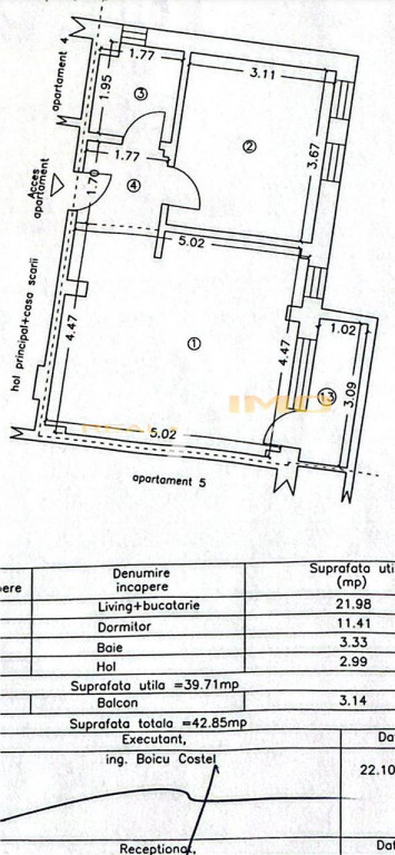 Apartament 2 camere decomandat mobilat modern utilat premium