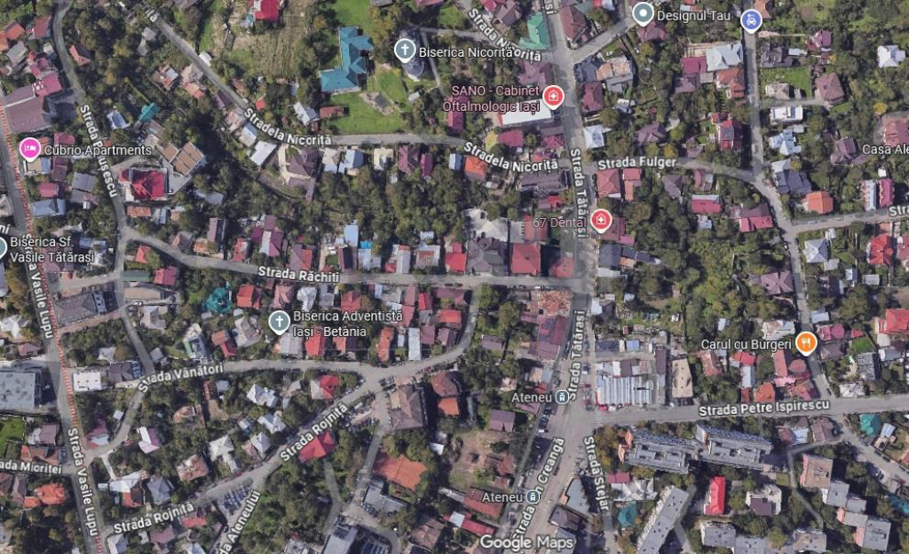 Tatarasi zona Piata Chirila teren 576mp cu casa si anexe (pr