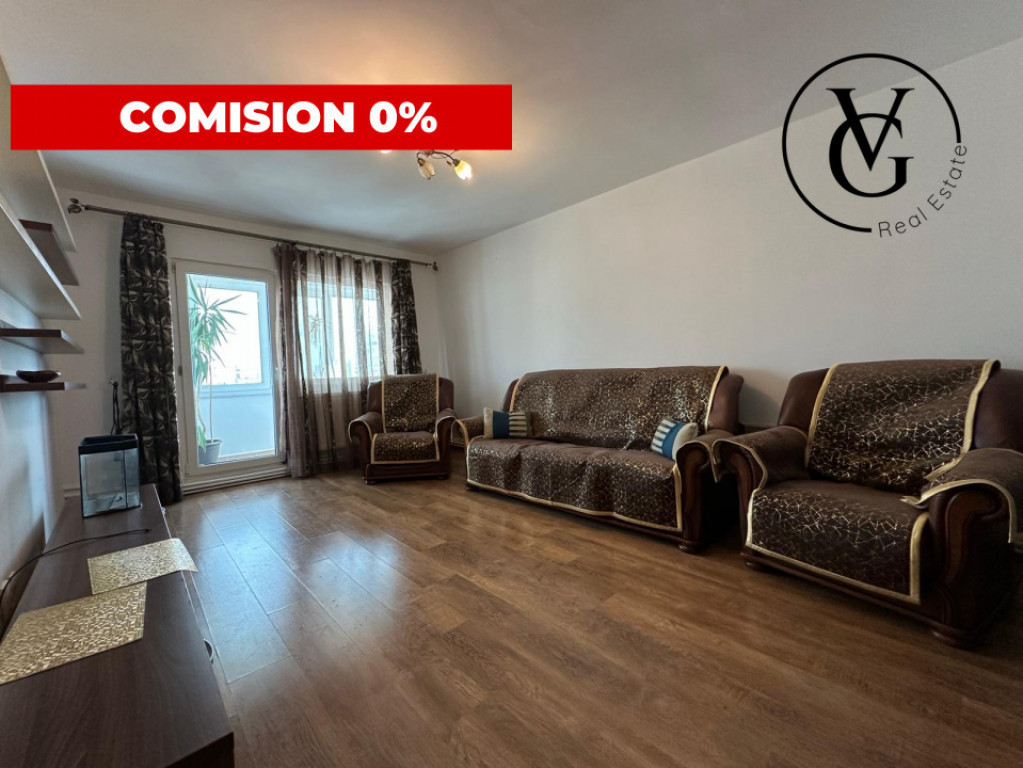 Apartament decomandat | 3 camere | zona Gara | luminos E-V