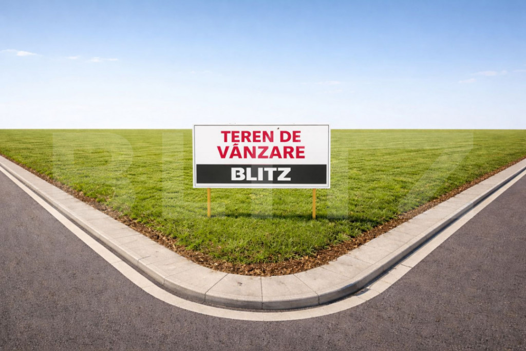 Teren intravilan Bazosu Nou 500 mp front 18m cu utilitat