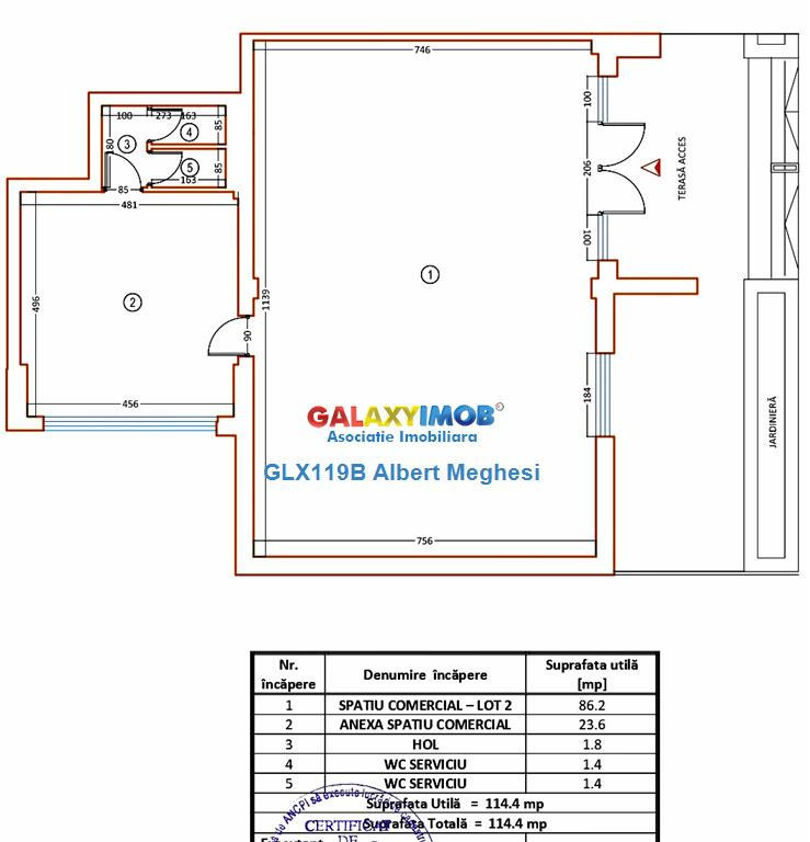 Investitie imobiliara - Spatiu comercial inchiriat Sisesti