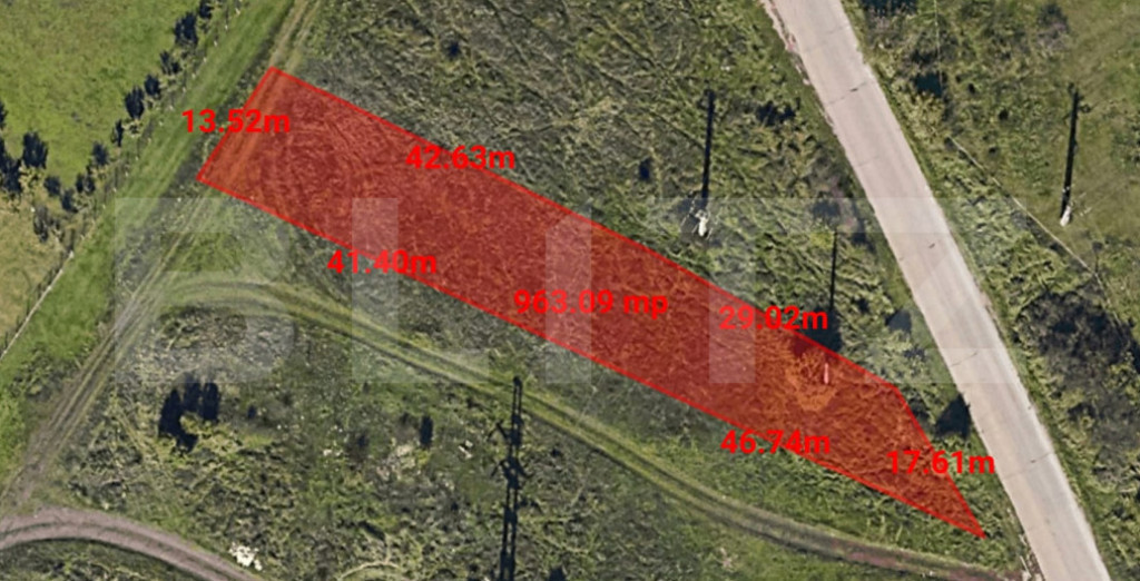 Exclusivitate! Teren intravilan 963 mp, 2 fronturi, View Pan