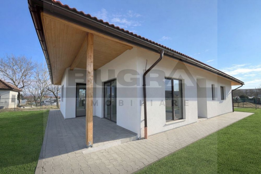 Casa individuala pe un singur nivel, 114 utili, teren 750...