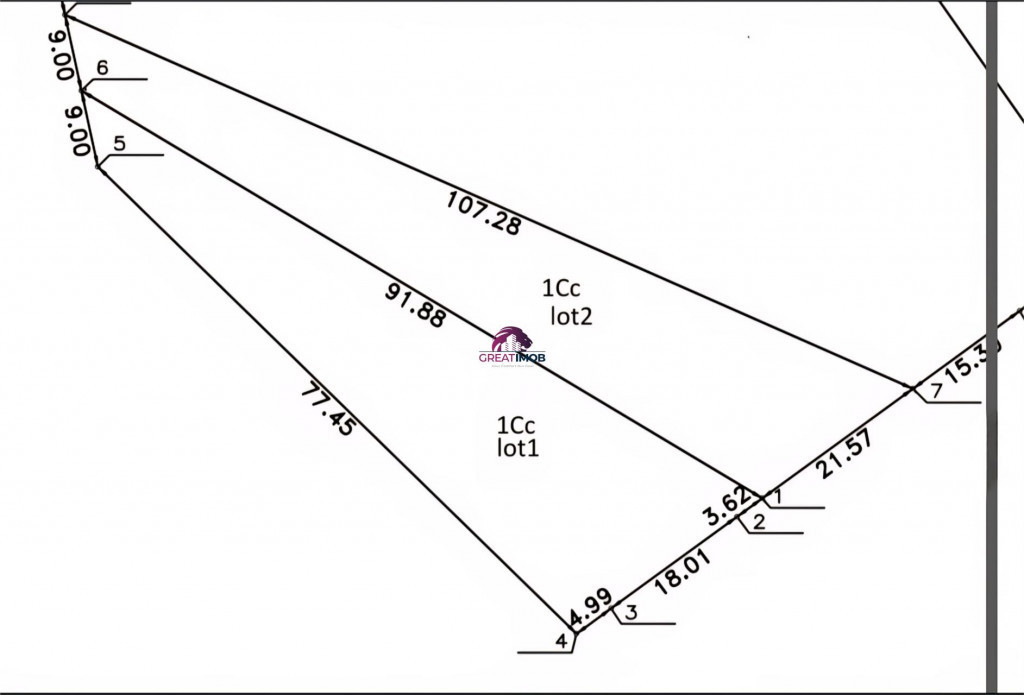 Teren Snagov Lac 1318 mp