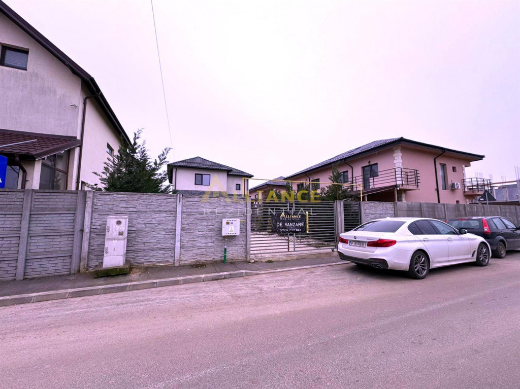 {TEREN 566 MP} Vila Individuala P 1 cu 4 camere - 3 bai - 15