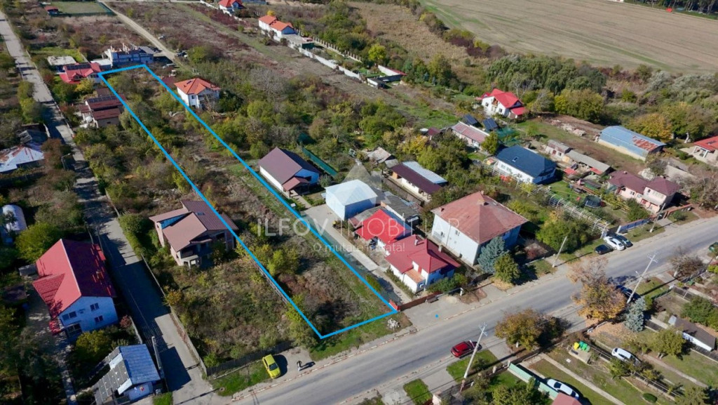 Teren intravilan 2000mp Balotesti, asfalt, utilitati, zona c