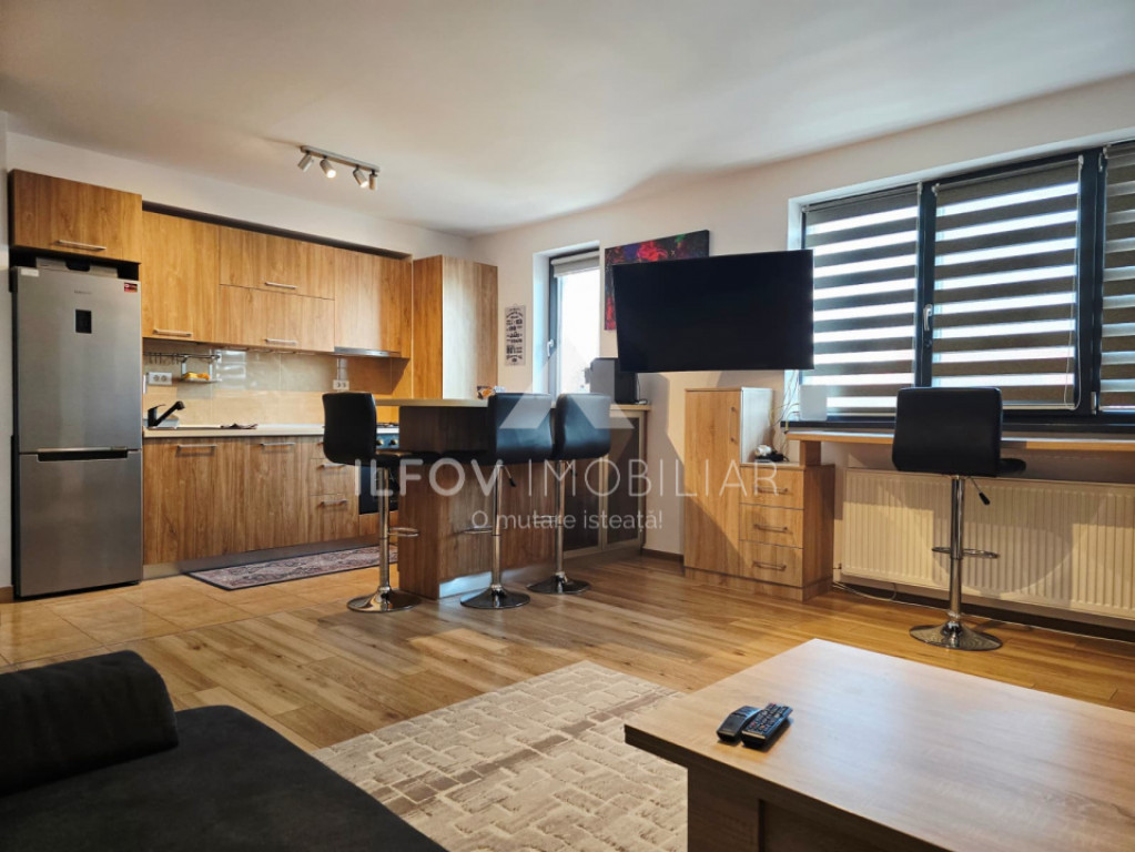Apartament 2 camere Otopeni, utilat si mobilat, 2bai, parcar