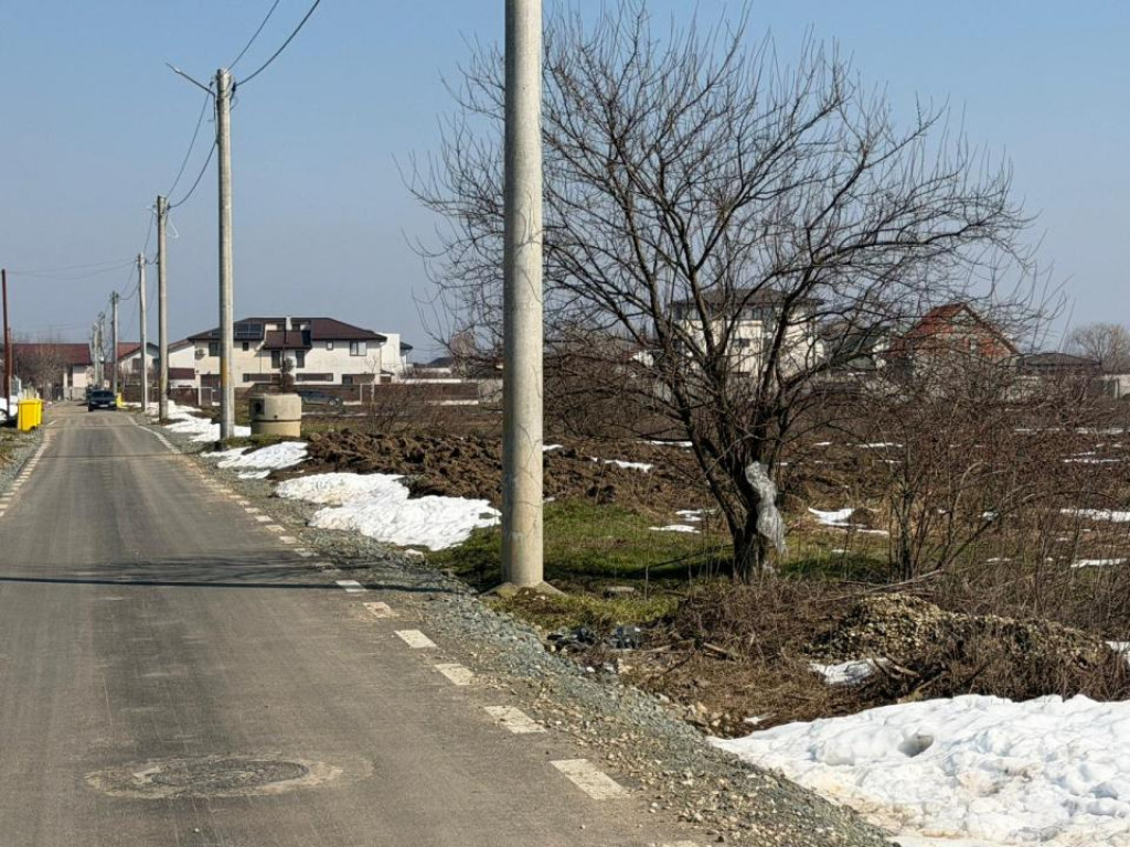 Domnești, teren langa pădure, 420mp, utilități, deschid