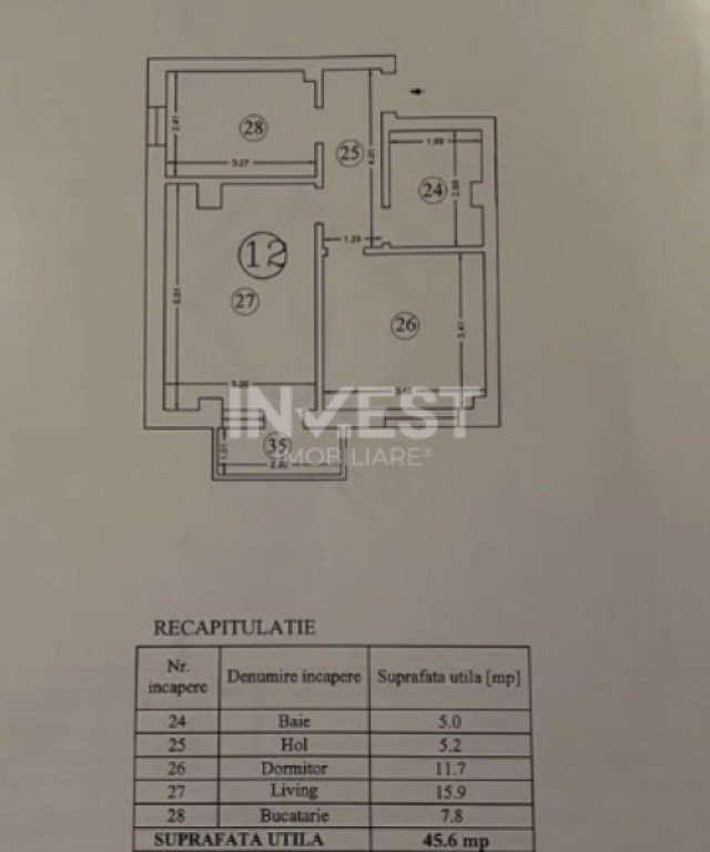 APARTAMENT CU 2 CAMERE DECOMANDAT, ETAJ 2, CAPAT CUG