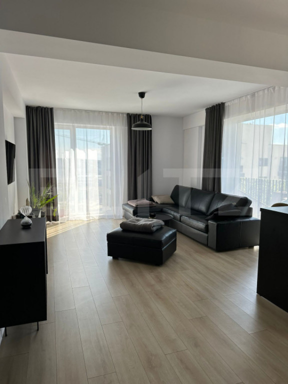 Apartament 2 camere open space, 55 mp, zona President