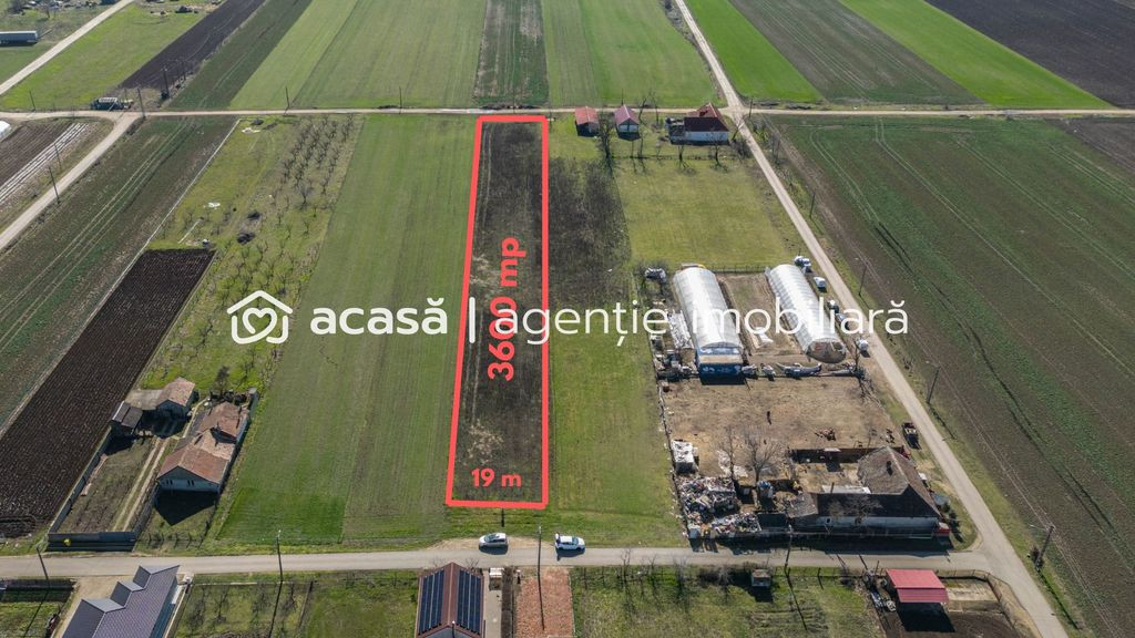 Teren 3.600 mp în Curtici, 2 fronturi stradale – La do...