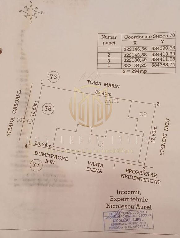 Teren Rahova 300 mp dechidere 12,6 ml