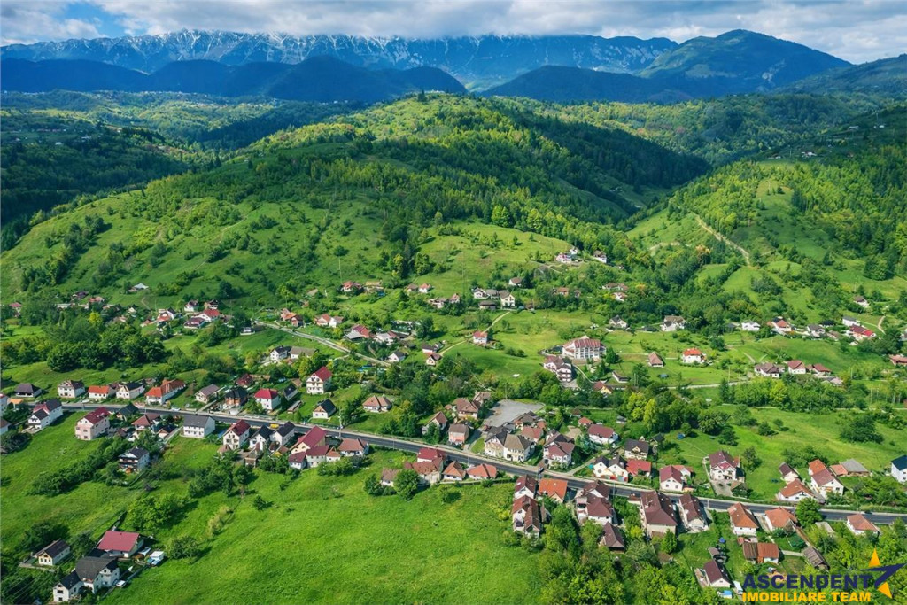 FILM! Constructie rustica tip Casa Verde, cu parau si panora