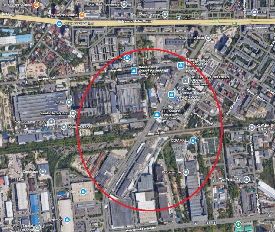 Zona Militari - Preciziei sp P+E1+E2 6.000 mp