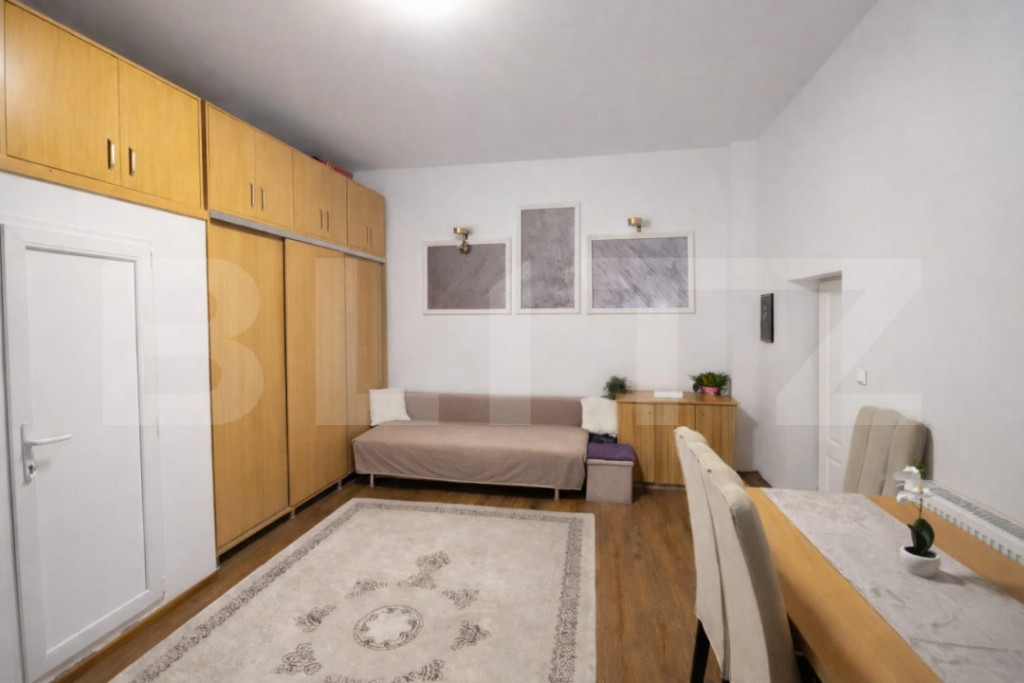 Apartament 2 camere la casă, centrală proprie, AC – zona