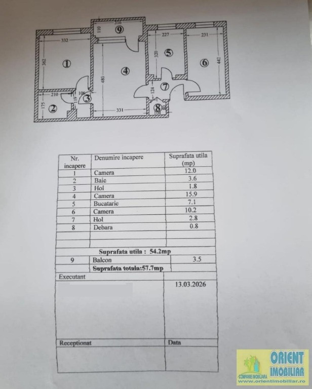 Tomis 3, apartament 3 camere, etaj 3, vanzari Constanta