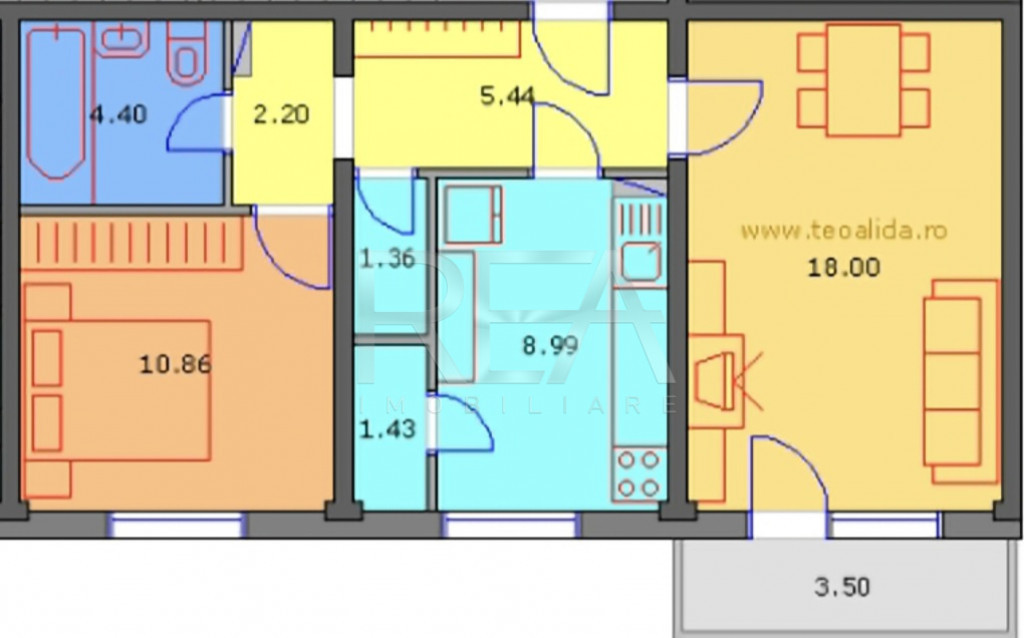 2 camere, 1/10, bloc 1980-Lujerului-Drumul Timonierului