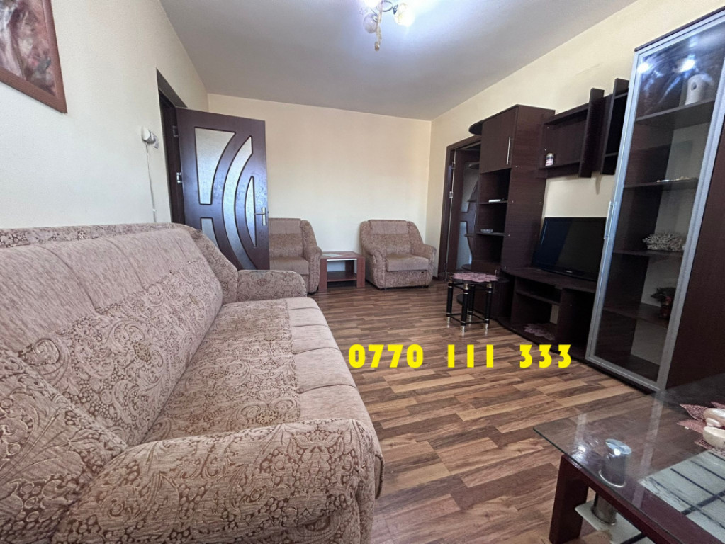 Ap. 2 camere conf 1, zugravit 2023 Calea Galati, mobilat uti