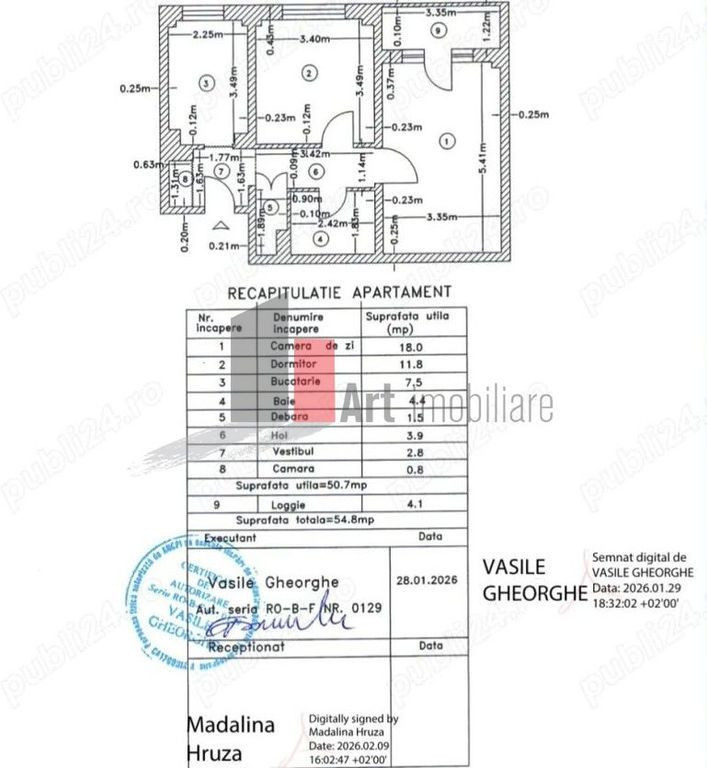 Vindem apartament 2 camere in Crangasi