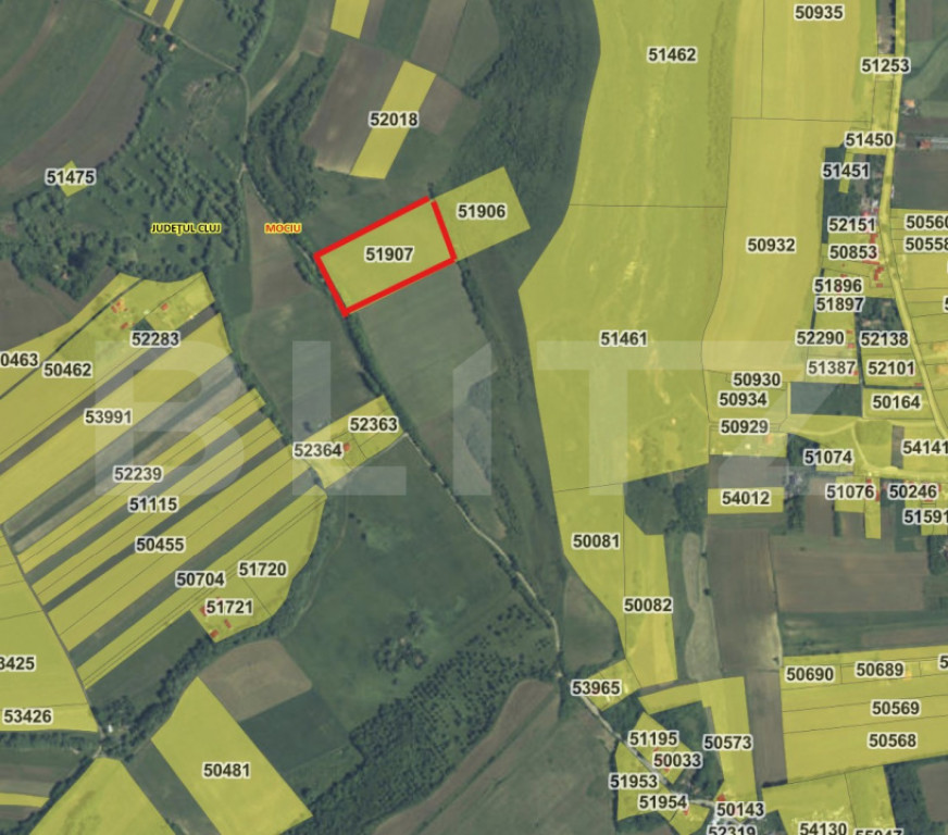 EXCLUSIVITATE - teren extravilan Mociu 17400 mp