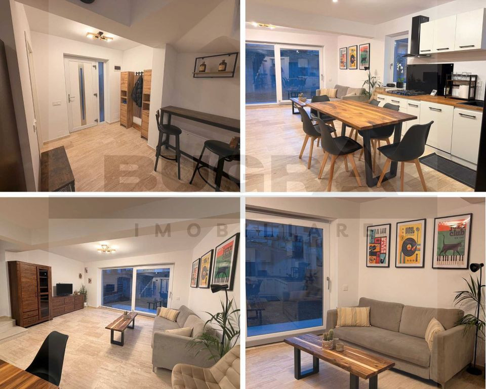 Duplex de 110mp, modern, terasa, 2 bai, zona Terra