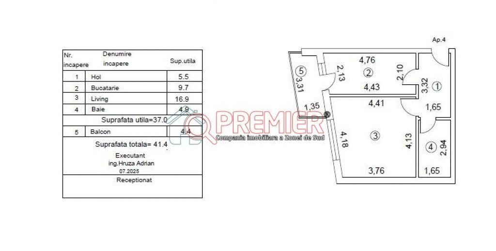 Toporasi Residence - garsoniera - acte gata - Sector 5