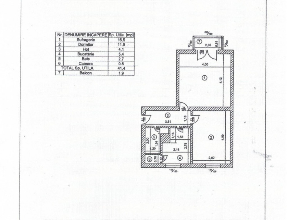 Vanzare apartament 2 camere zona SUD - Sala Doroftei - Ploiesti