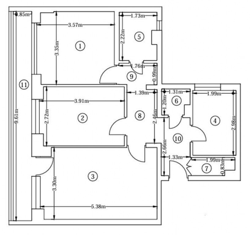 3cam.dec-1baie-disponibil imediat/Bvd Brancoveanu 130-132...